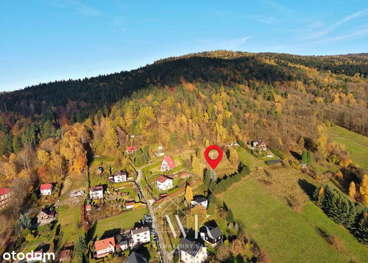 Duża działka z widokiem na góry w Wilkowicach!-7