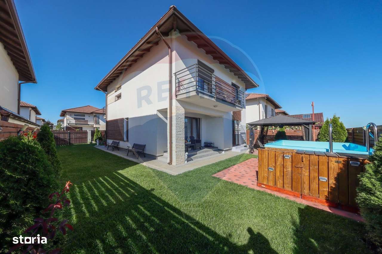 Vila mobilata modern, piscina, zona de interes Ghimbav! - Imagine principală: 1/20