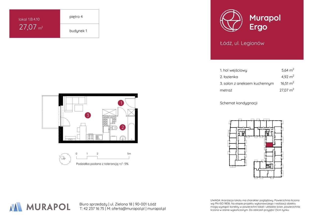 Nowe mieszkanie | Murapol Ergo | Blisko Manufaktury | Łódź-5