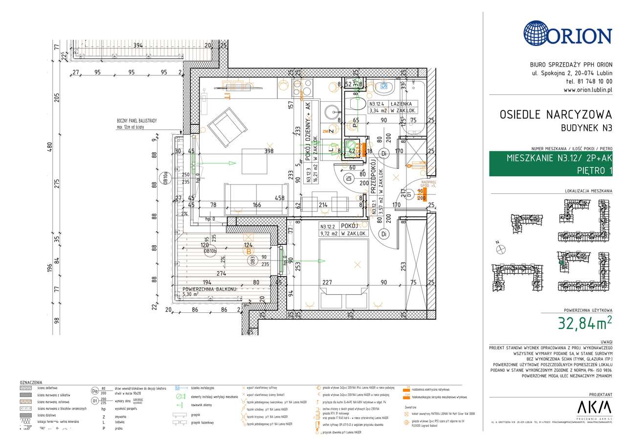2-pokojowe mieszkanie 32m2 + balkon Bez Prowizji - Pełny obrazek: 2/7