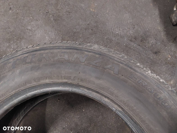 OPONY LETNIE 4 SZT 195/65R15 2009R BRIDGESTONE TURANZA ER300 - 3