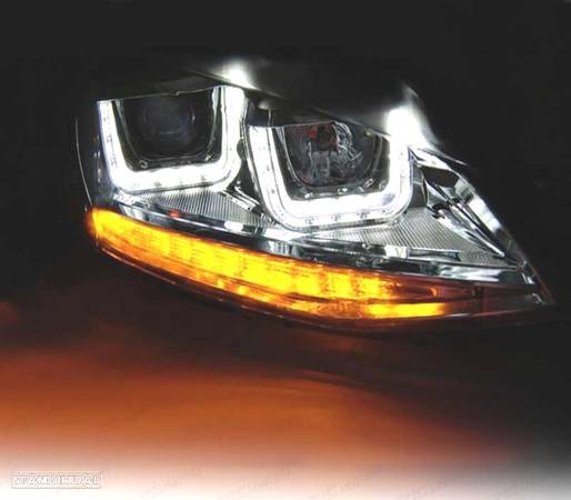 FARÓIS FRONTAIS PARA VOLKSWAGEN VW GOLF 7 VII LOOK GTI FULL LED 12-17 - 3