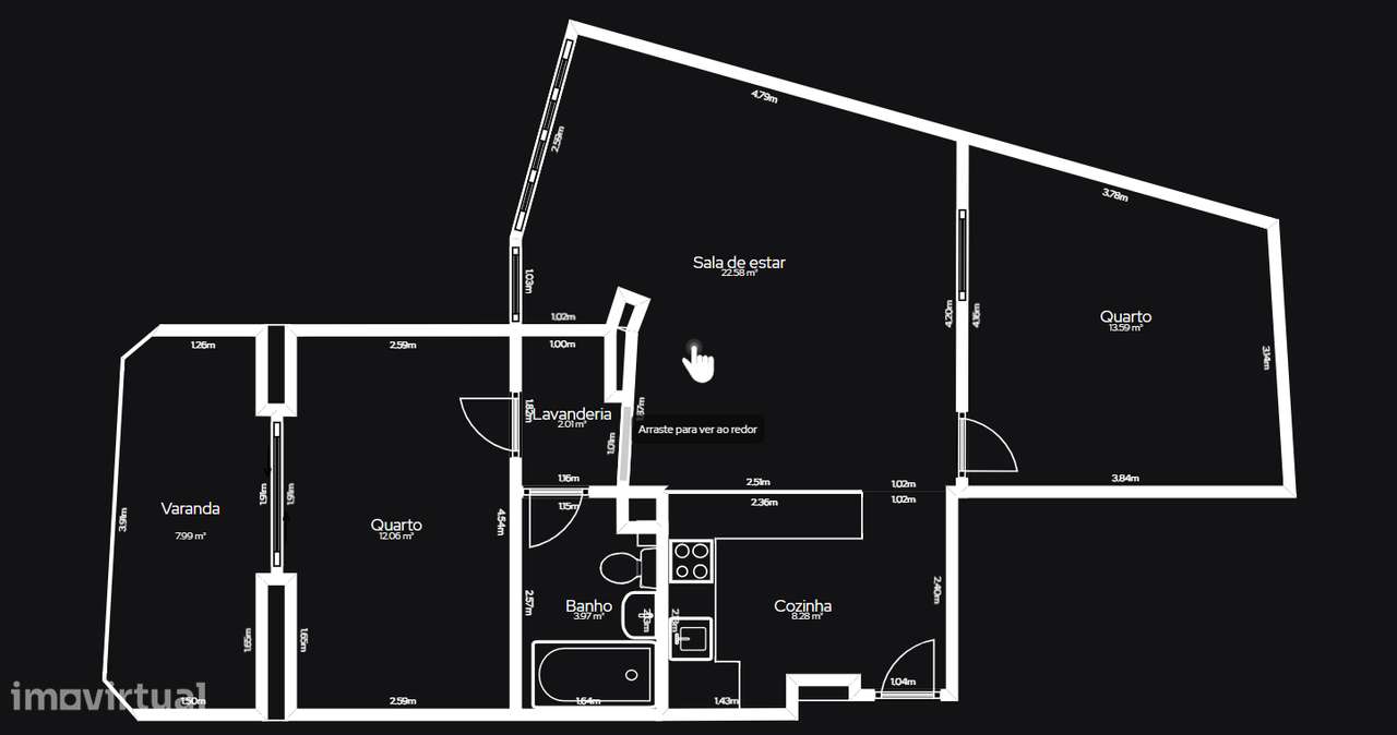 Viver no Estoril: T2 Renovado com Vista Mar, a 5 min a pé da Praia e d-31