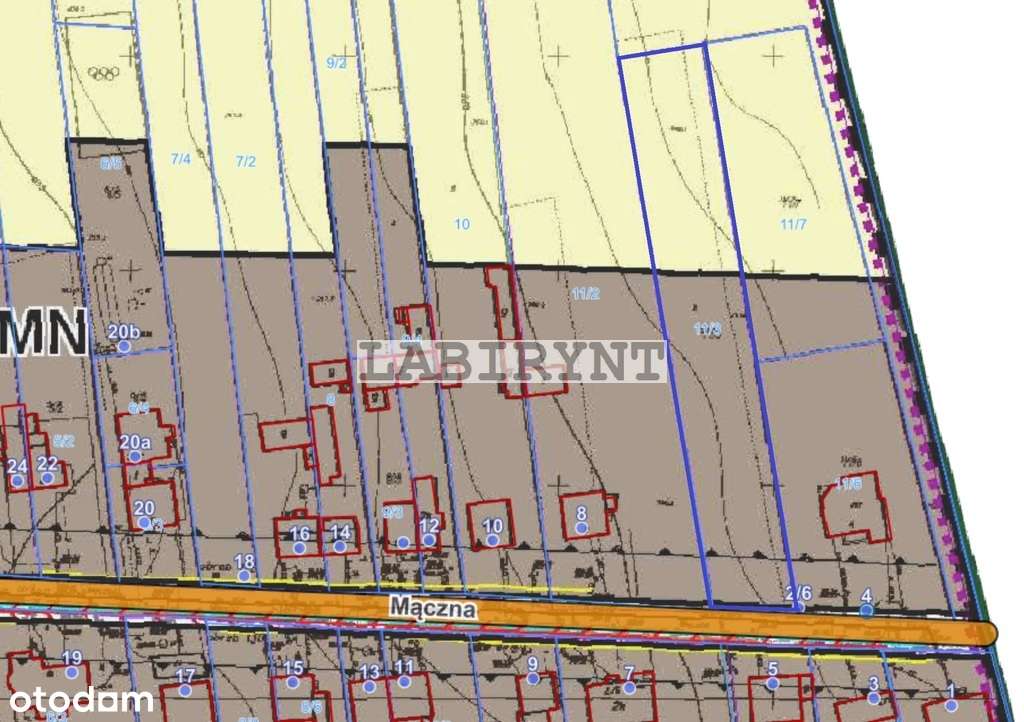 Mirów, Mączna, szerokość 20m, 2620m2, media-19