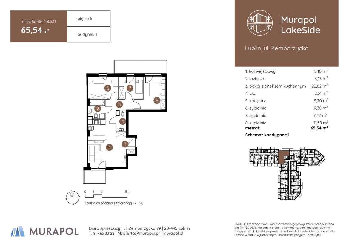 4-pokojowe mieszkanie 65m2 Bezpośrednio - Pełny obrazek: 2/6