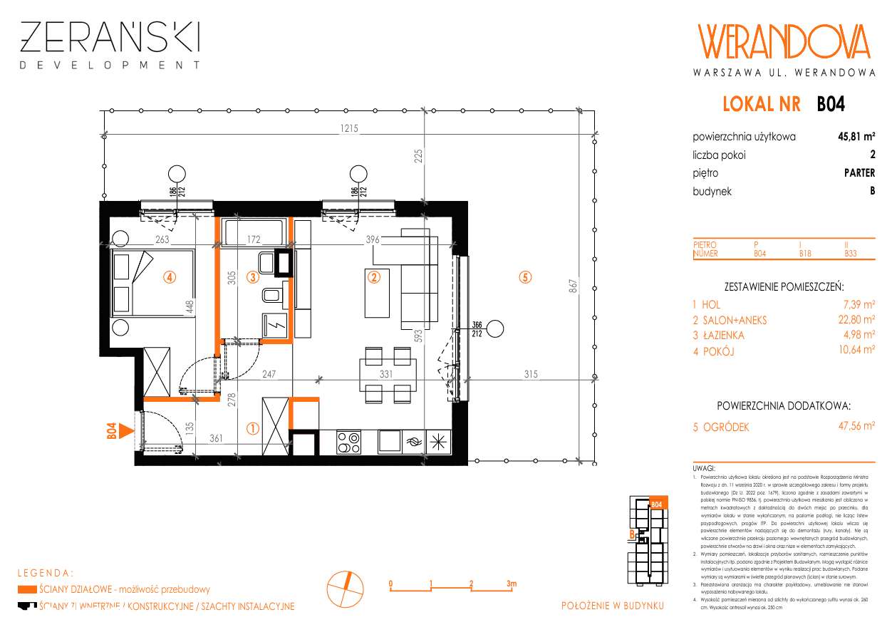 Mieszkanie z ogródkiem przy lesie | Bezpośrednio | Bez PCC-4