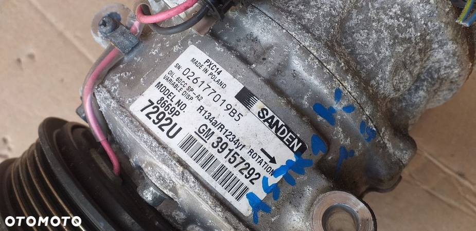 OPEL ASTRA K V 1.4 T Kompresor sprężarka klimatyzacji 39157292 - 2