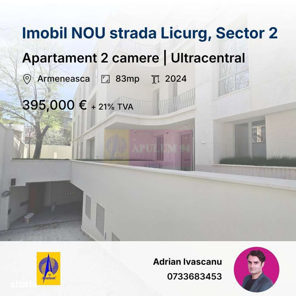 Apartament 2 Camere | Cartierul Armenesc | Imobil Boutique | Sector 2
