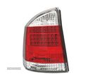 FAROLINS TRASEIROS LED PARA OPEL VECTRA C 02-08 BRANCO VERMELHO - 2