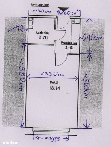 Kawalerka 24,5m2 ul. Wrzeciono, metro Wawrzyszew