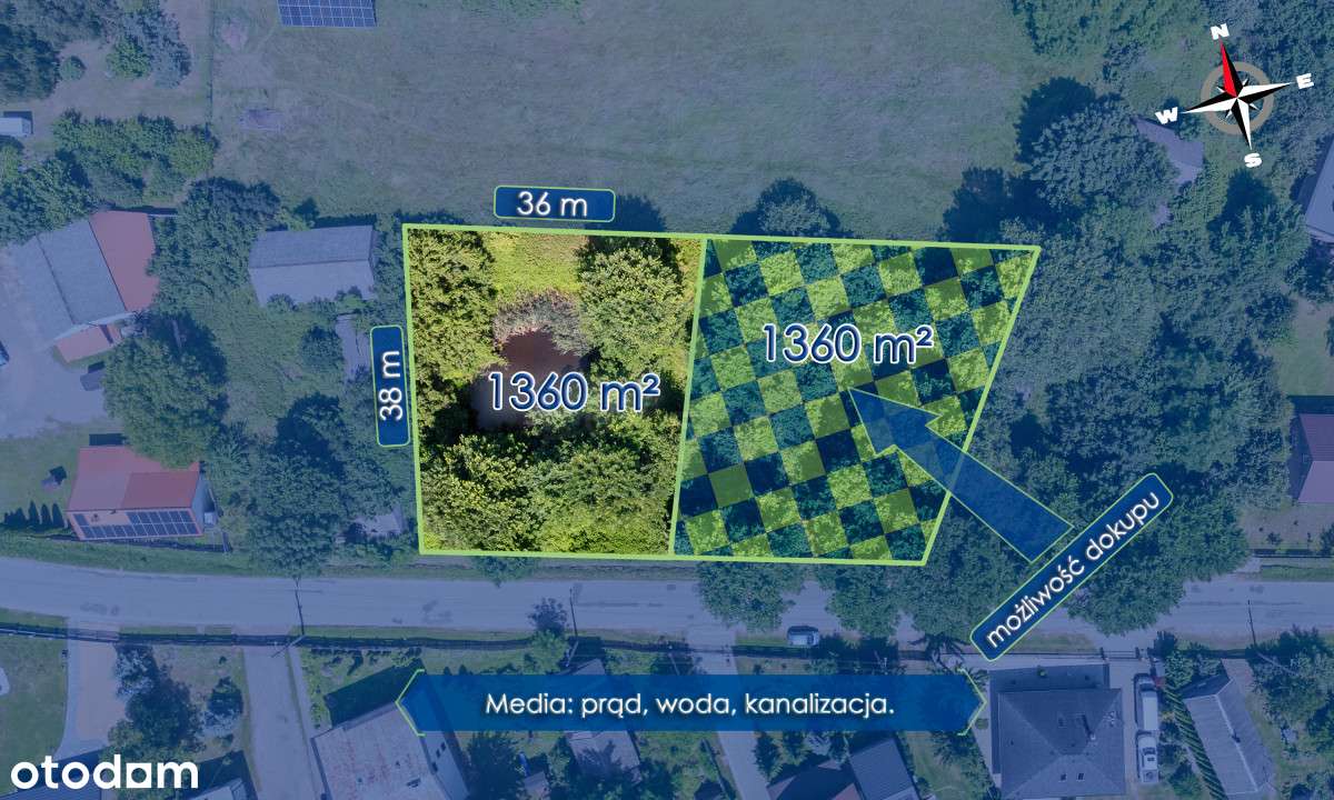 Działka budowlana na sprzedaż na Jurze - Żuraw - Pełny obrazek: 3/7