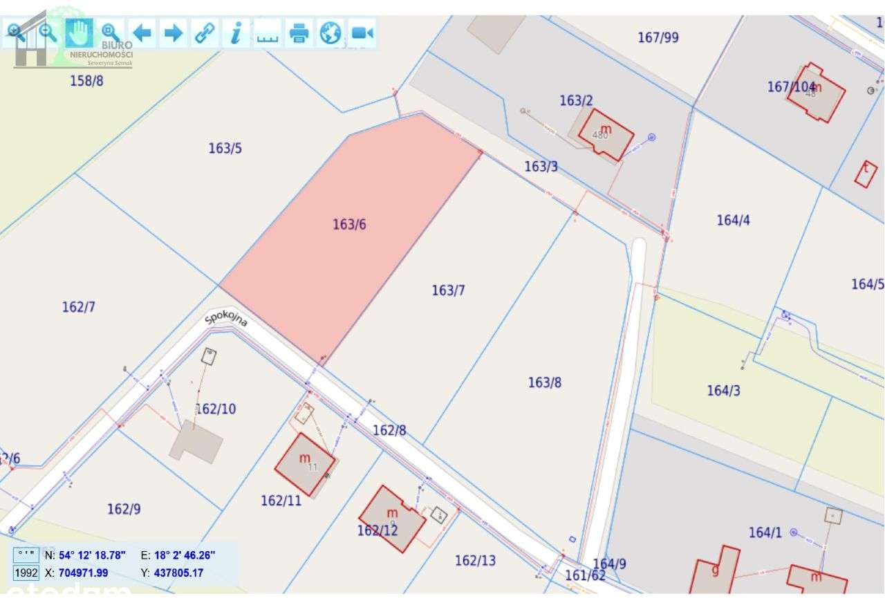 Działka budowlana w Sikorzynie z mediami i Mpzp-12