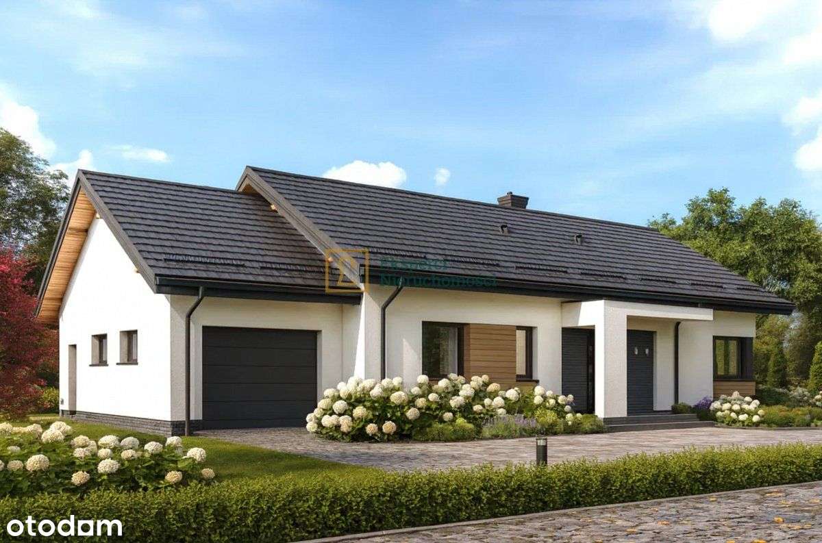 Dom przy lesie, Rakszawa, 116m2 plus garaż w bryle-1