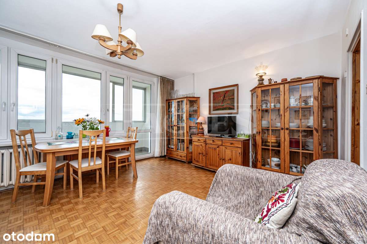 Żoliborz 2 pokoje z loggią, panoramiczny widoki