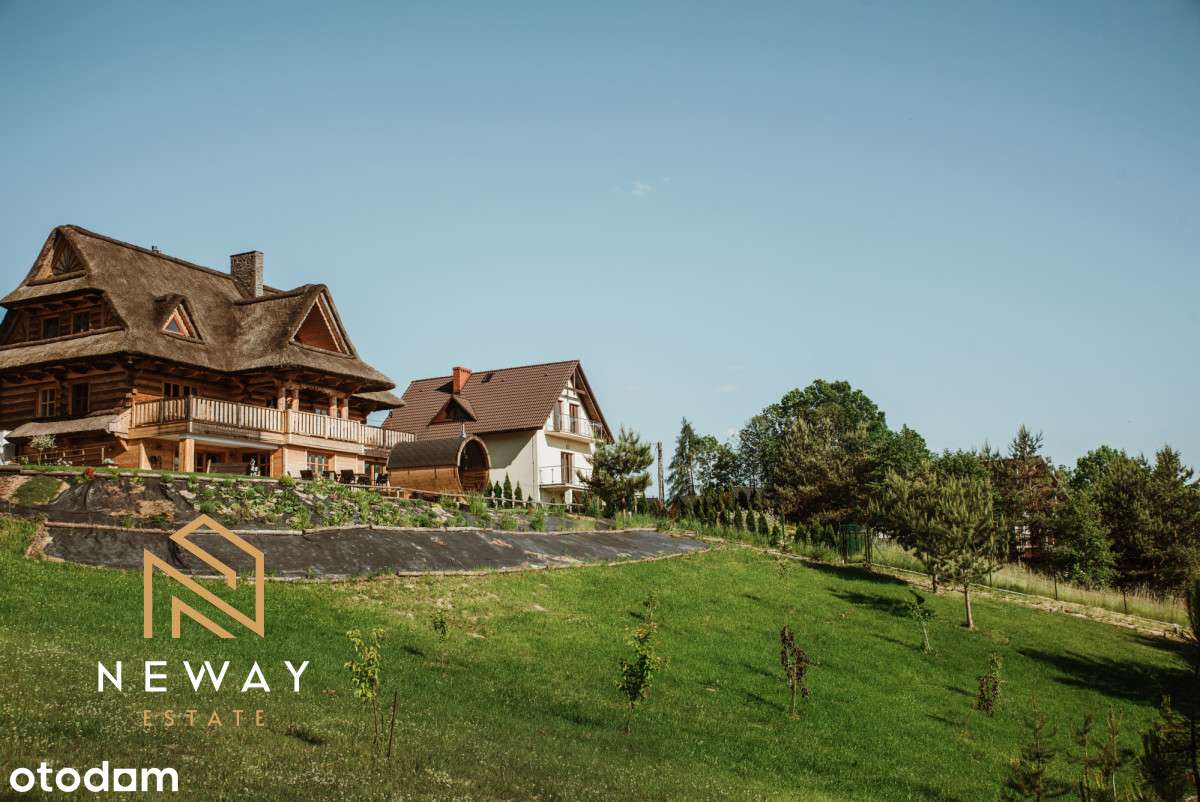 Wyjątkowy dom z bali z przepięknym widokiem! - Pełny obrazek: 2/20