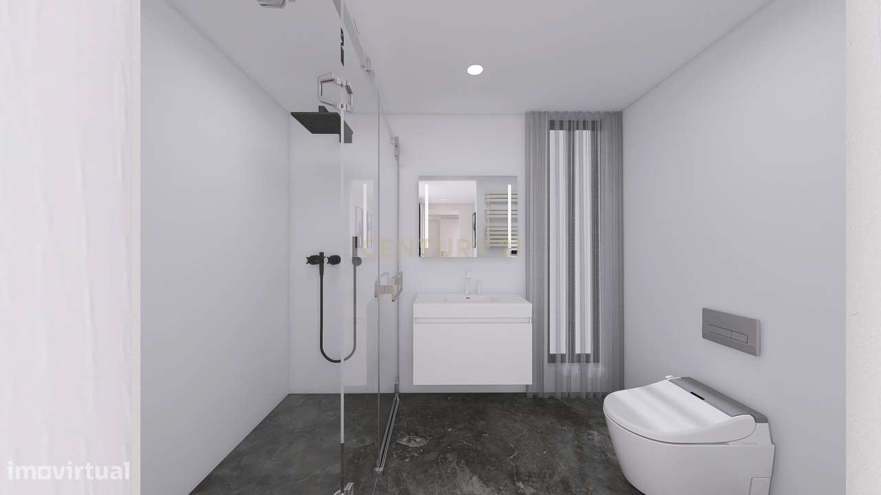 Apartamento T3 com 103 m2 e terraço na Ponte da Pedra — Gueifães, Maia - Grande imagem: 4/28