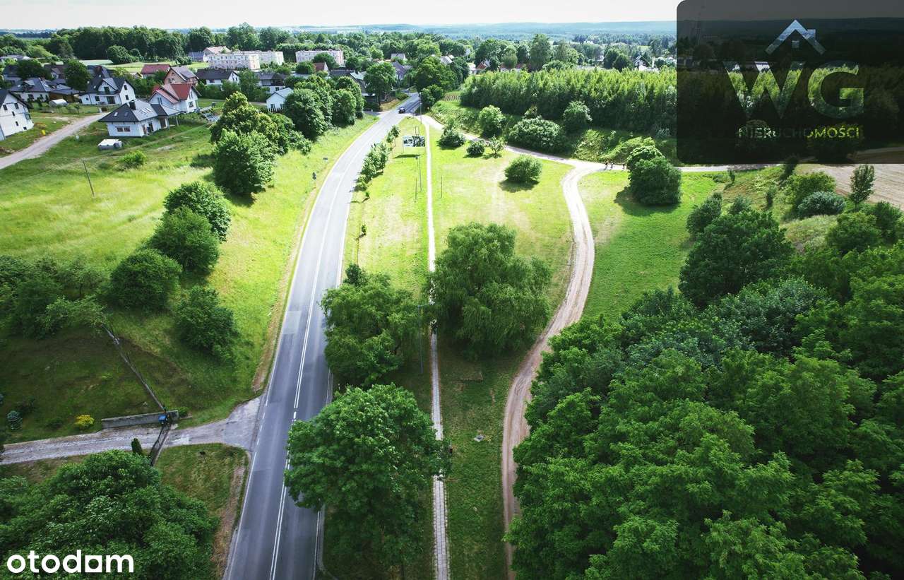 Kurzętnik, działka usługowa- ciekawa okolica, przy drodze, parking!-10