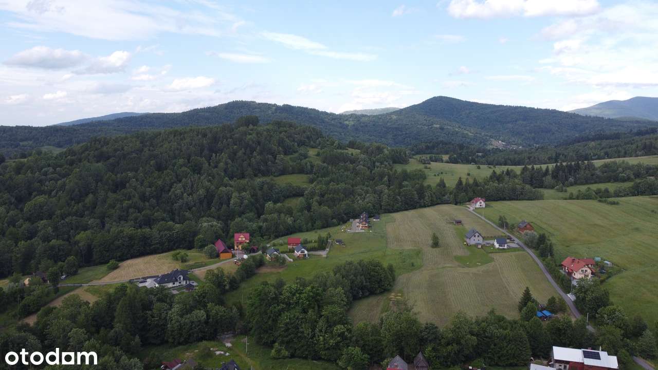 Korbielów, 2 małe działki budowlane po 6 arów-6