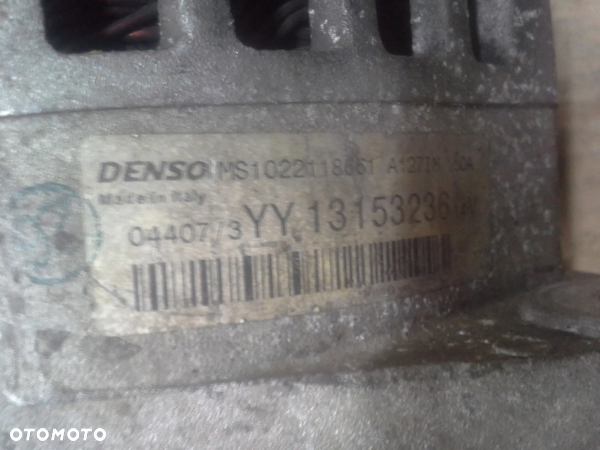 Opel Vectra C 1.9 CDTi alternator Denso 13153236 MS 1022118661 - 6