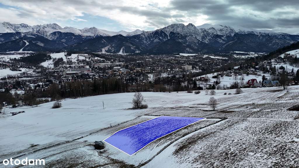 Działka rolna z panoramicznym widokiem na Tatry.-0
