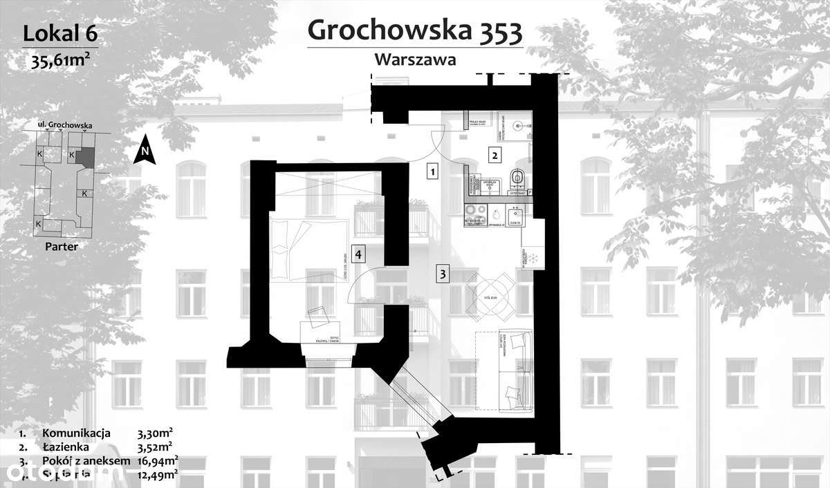 Kamienica & Oficyna  Grochowska 353-0