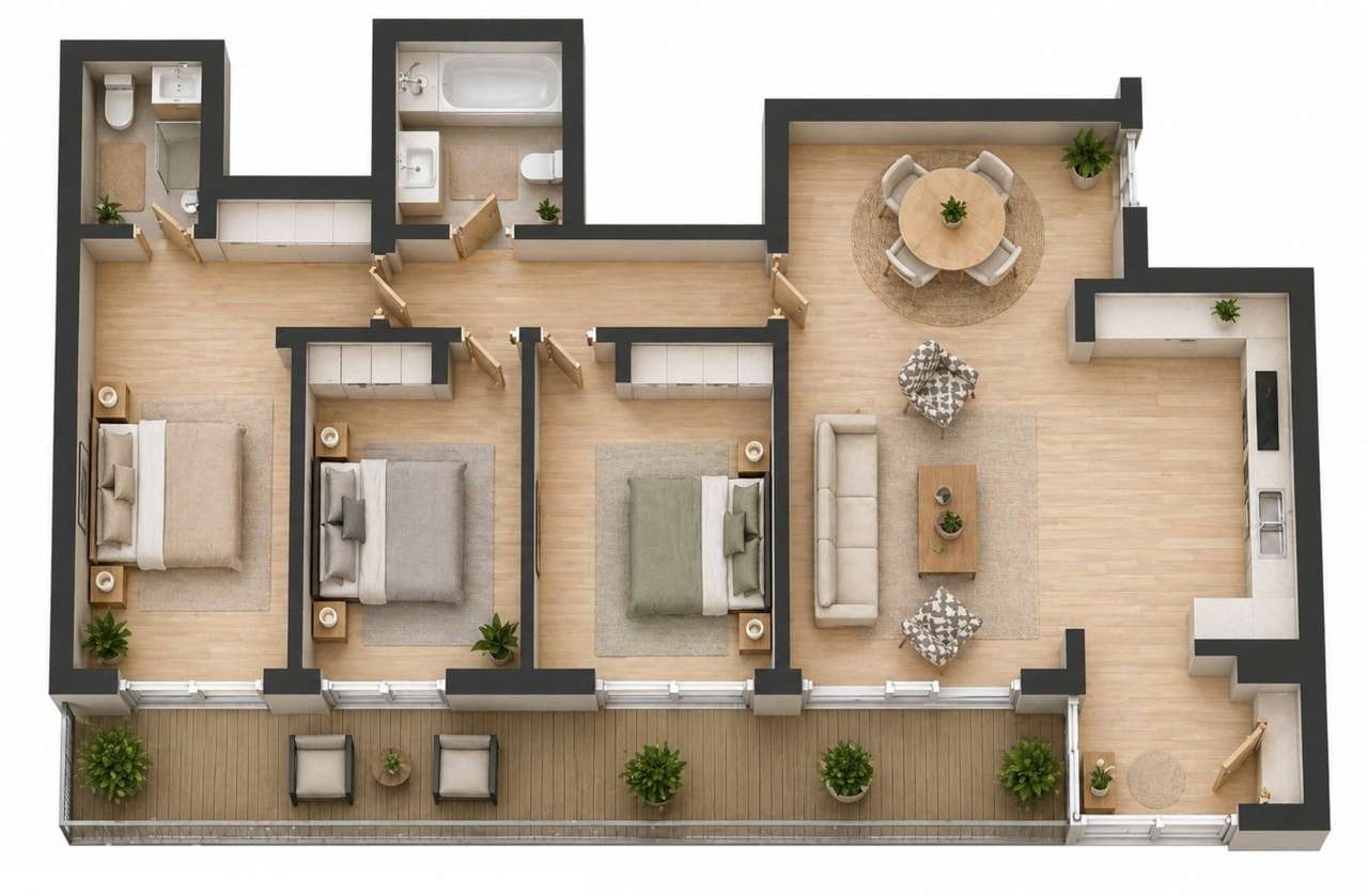 Apartamento T3 Venda em Lordelo,Paredes-4
