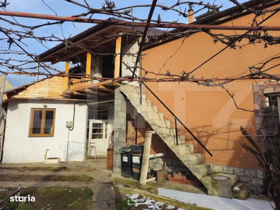 Casa Ultracentrala Aiud, 2 camere, 105mp, curte 423 m, Pretabil SP Com - Imagine principală: 3/12