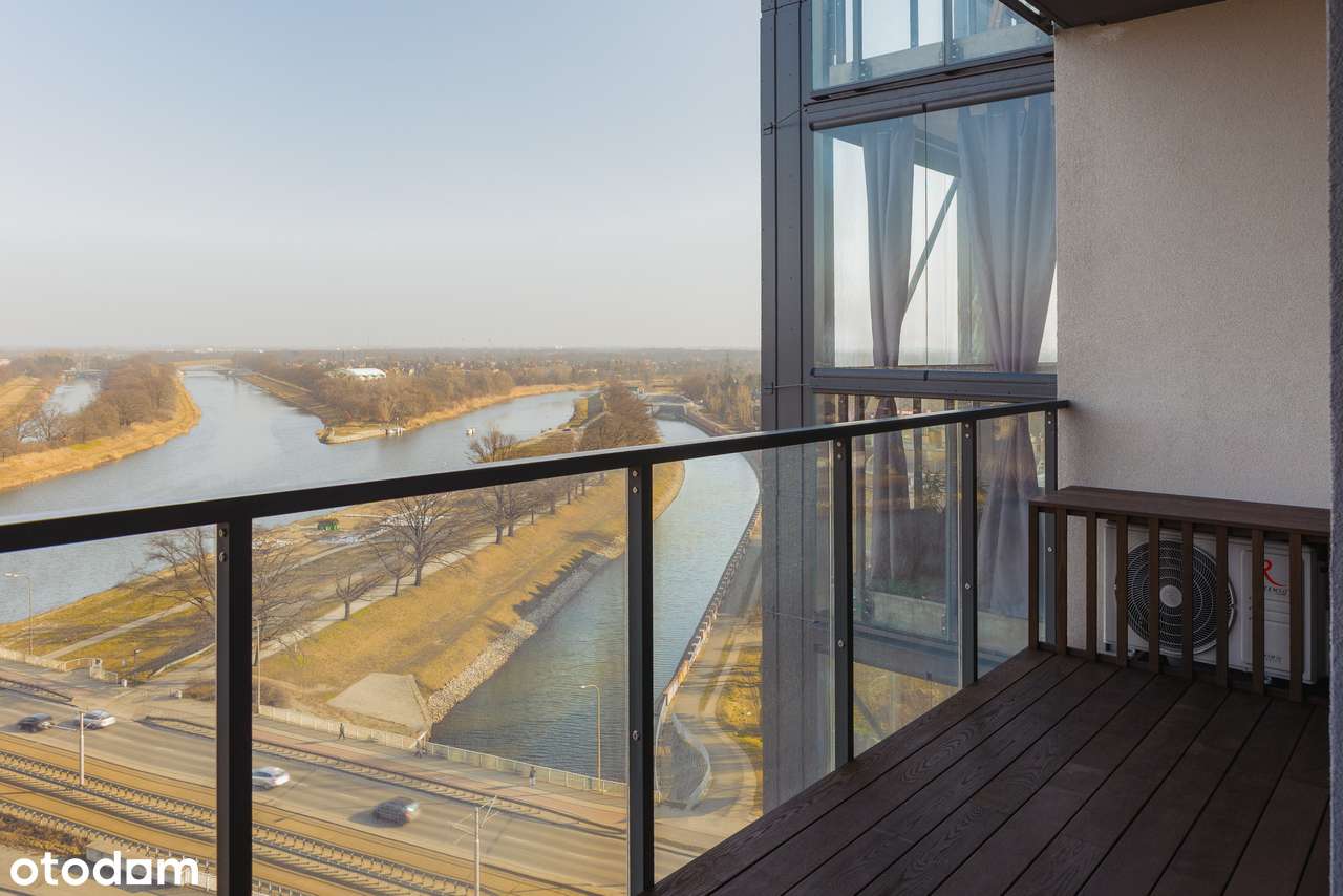 Luksusowy minimalizm z widokiem na rzekę | 2 pokoje | Taras 10 m²-9
