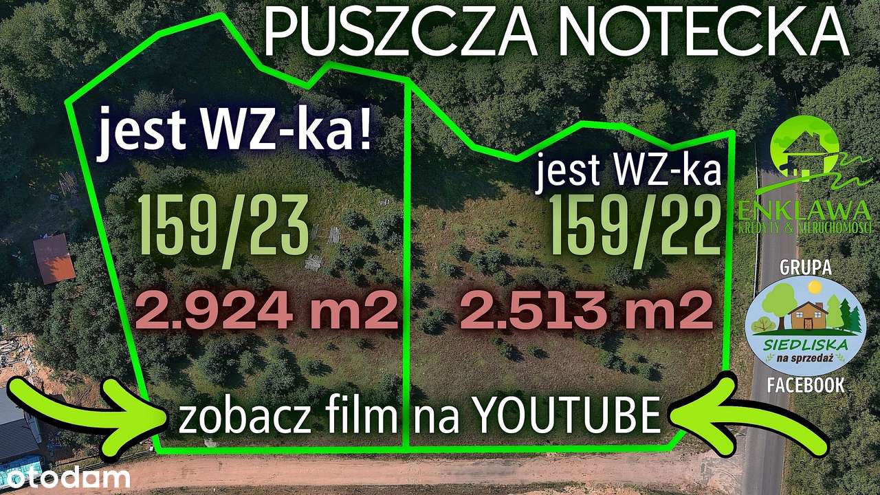 ENKLAWA prezentuje: działka w MEGA okolicy! PUSZCZA NOTECKA + jezioro!-0