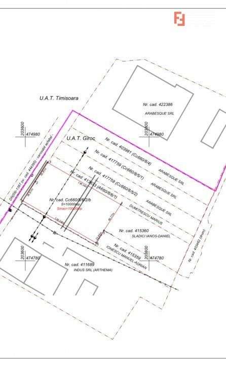 Teren intravilan de 10.000 mp de vanzare, zona Calea Sagului - Imagine principală: 3/4