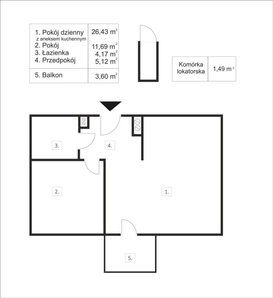 2 POKOJE NA ZAMKNIĘTYM OSIEDLU, W CENIE umeblowanie i Miejsce Parking-1