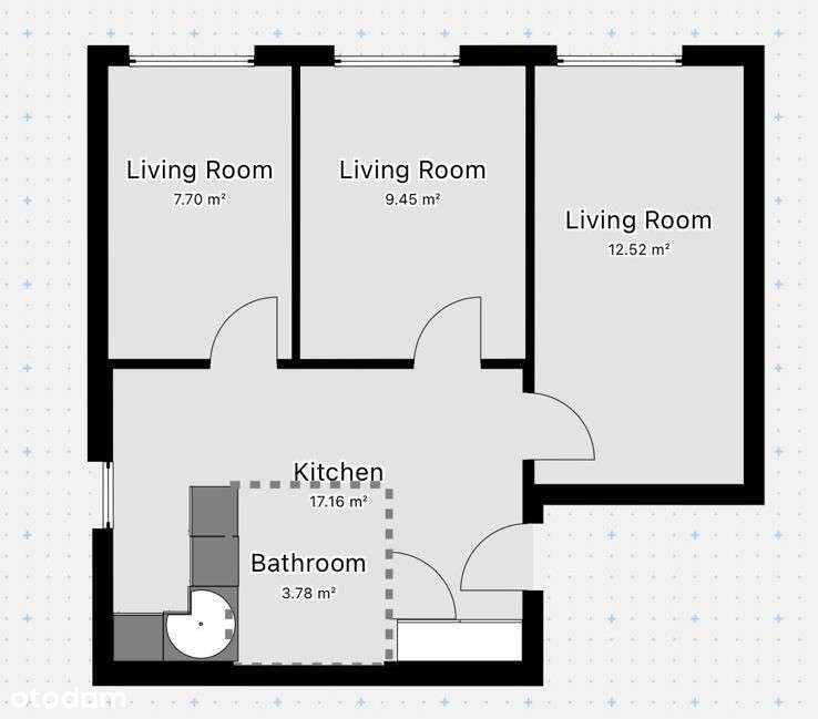 3 pok., Inwestycja, niski blok, Zaporoska, Sky Tower-2