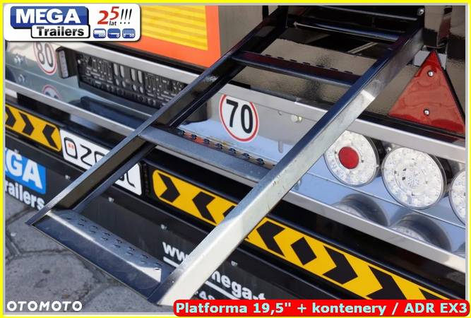 Mega Platforma UNIWERSALNA 19,5 BPW - ADR 3 - 35,0 ton ładowności !!! - 31