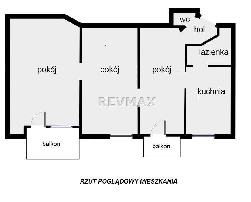 Mieszkanie 75,66 m2, 3p, centrum Ełku-8