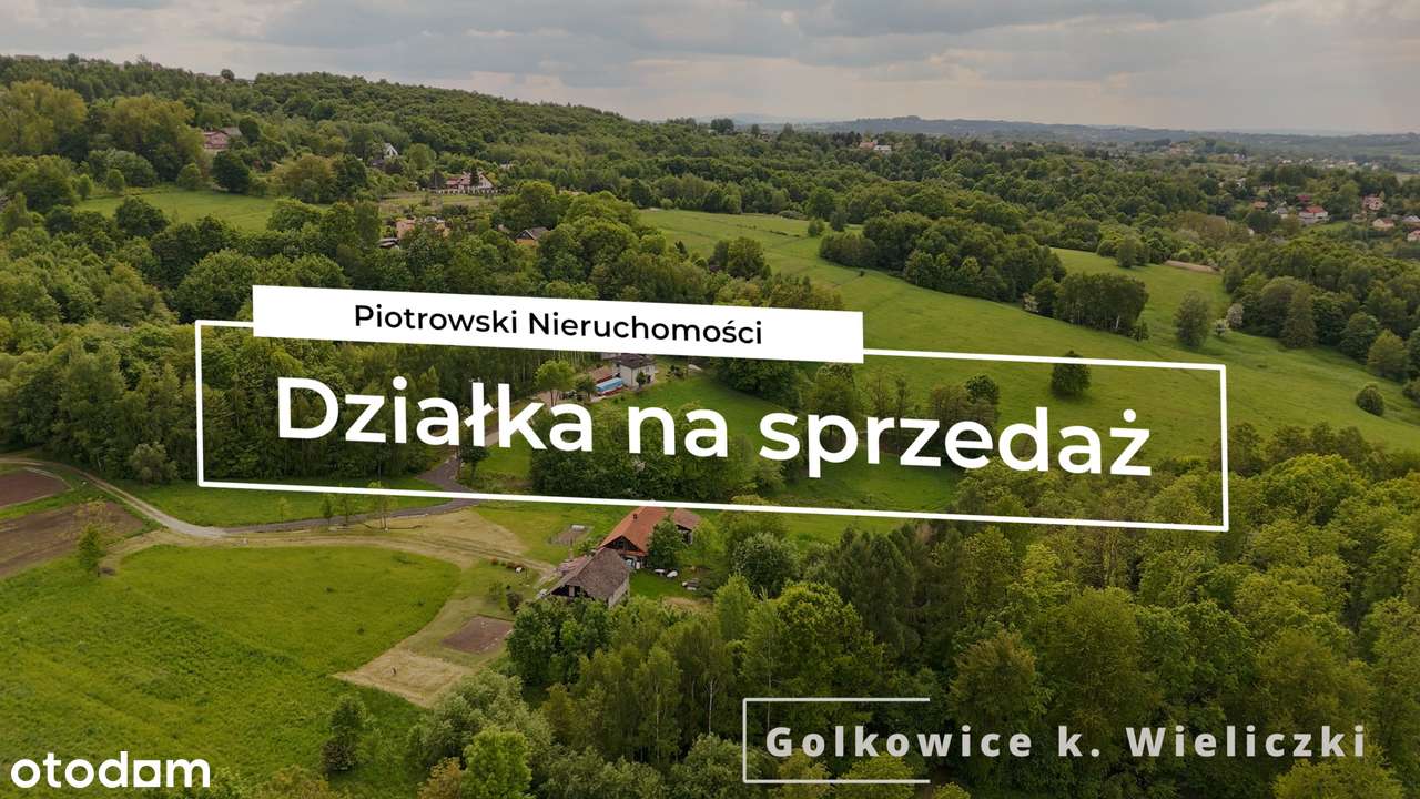 Działka w Golkowicach z pięknym otoczeniem - Pełny obrazek: 5/9