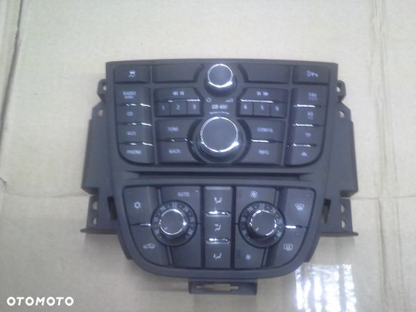 Opel Astra J panel sterowania nawiewem 13435148 wyświetlacz radio 22976602 komplet - 1