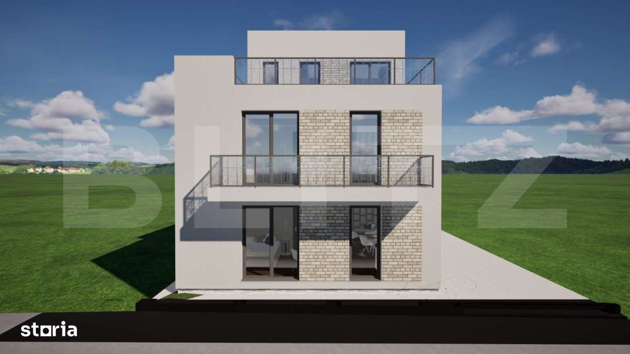 Apartament 2 camere in ansamblu rezidential nou cu terasa, zona Turda - Imagine principală: 4/5