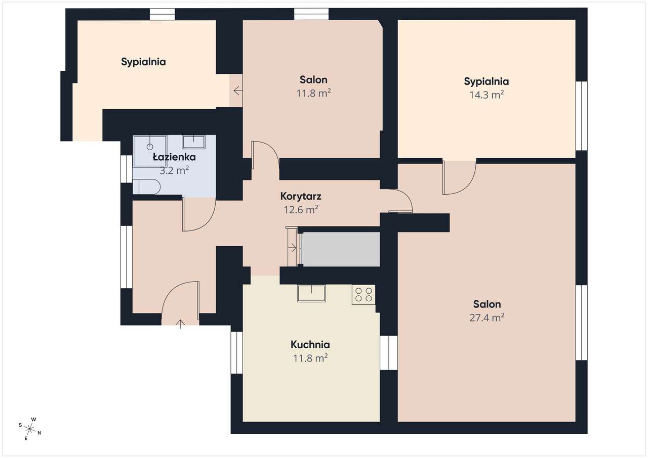 Atrakcyjny dom w spokojnej dzielnicy miasta z dużą działką w Kościanie-12