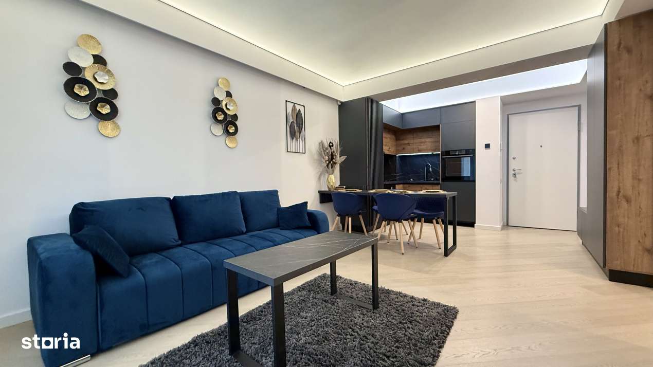 De inchiriat  | Apartament smart 2 camere  | Cortina North Pipera Volu - Imagine principală: 2/15