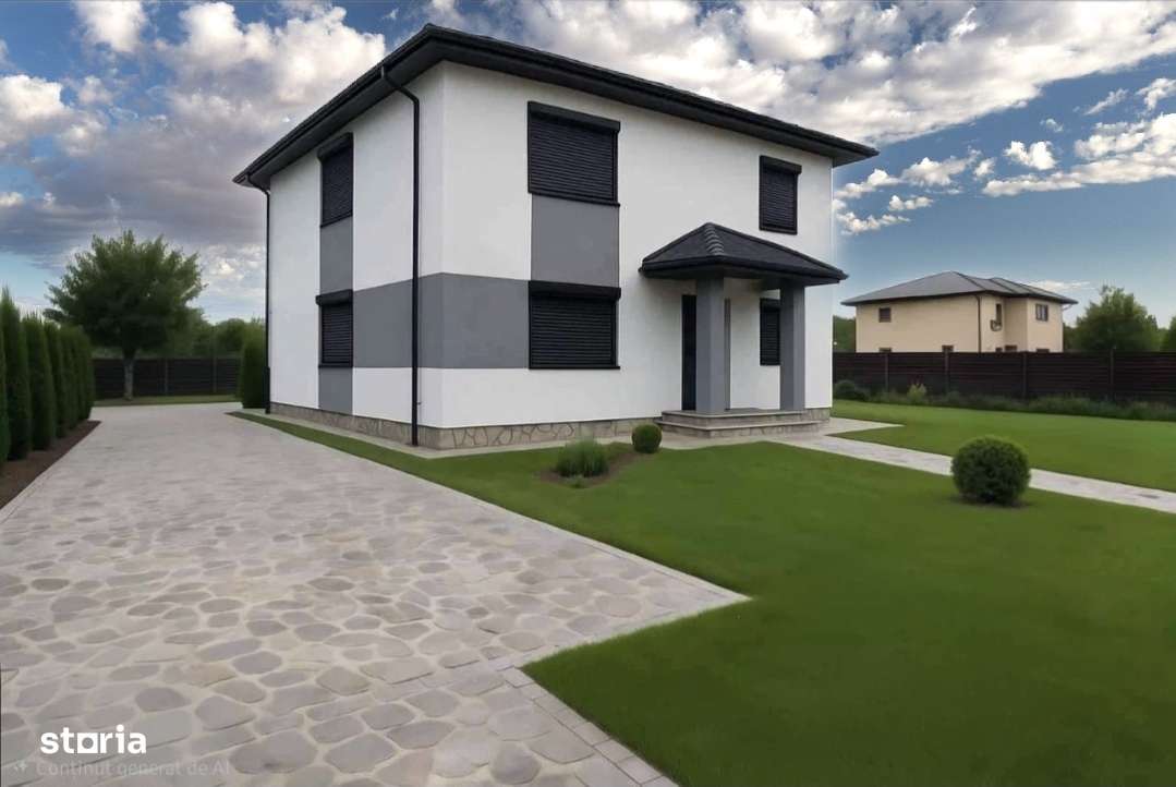 Casa superba,P+1,190m2,430m2 curte in Domnesti - Imagine principală: 2/14