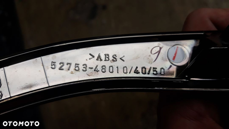 Listwa dekor chrom zderzaka Lexus RX Prawy przód 52753-48050 52753-48010 - 10