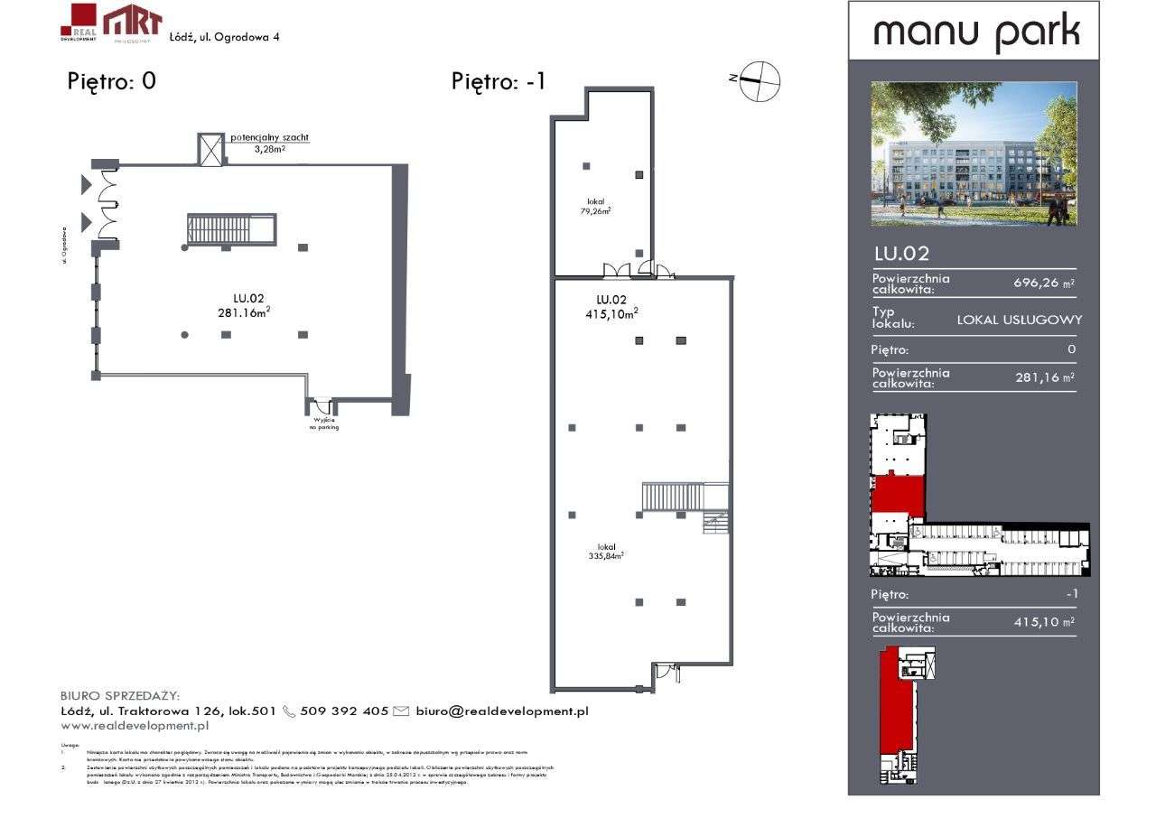 Lokal użytkowy pod gastro 696.26 m2 Ogrodowa 4 - Pełny obrazek: 2/6