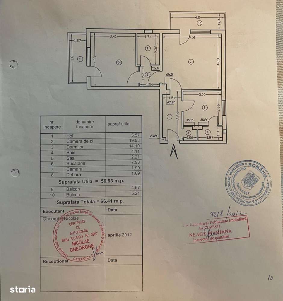 Apartament 2 camere bloc1986 etaj1 metrou Piata Sudului -Sos Oltenitei - Imagine principală: 3/15