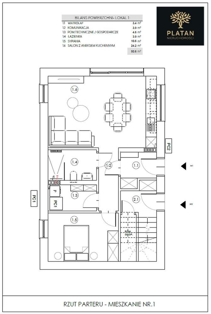 NOWOCZESNE APARTAMENTY W ZACISZU NATURY – TWOJE MIEJSCE W NIEPRUSZEWIE-8