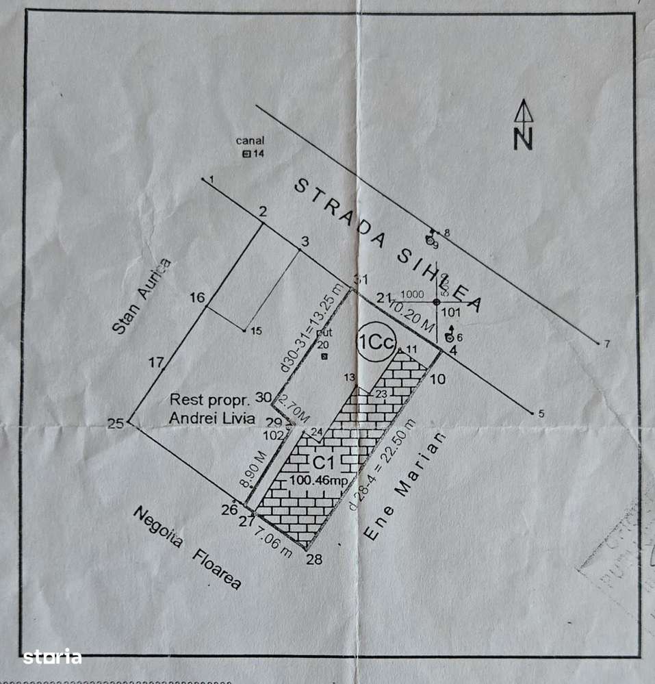 TEREN 300MP cu construcție existenta-Voluntari Str.Sihlea zona case-4