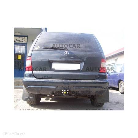 Carlig de remorcare pentru MERCEDES M(ML) -cu roata de rezerva sub autoturism-sistem semidemontabil-cu suruburi  din 1998-2005 - 12