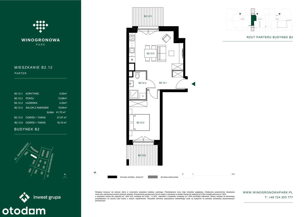 Osiedle Winogronowa Park |mieszkanie 2-pok. |B2.12 - Pełny obrazek: 2/8