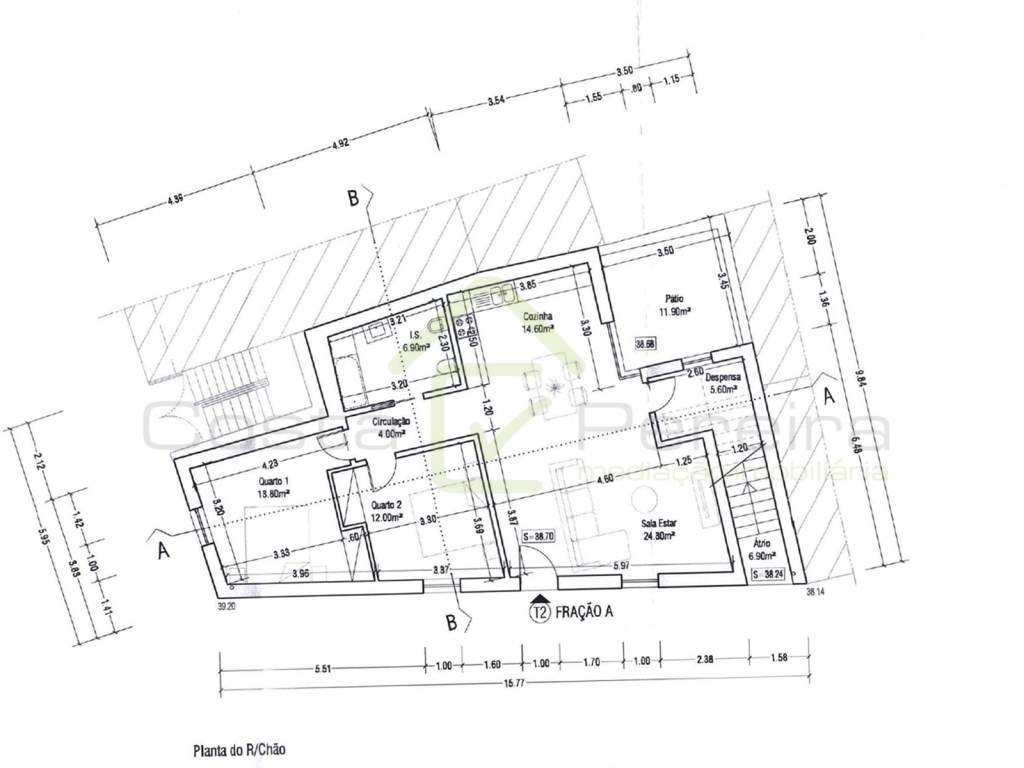 Adega com projecto aprovado para Edifício Bifamiliar - Grande imagem: 4/10