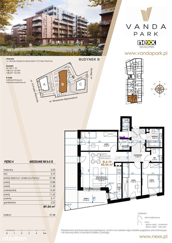 Vanda Park | mieszkanie 4-pok.| B.4.10 - Pełny obrazek: 2/9