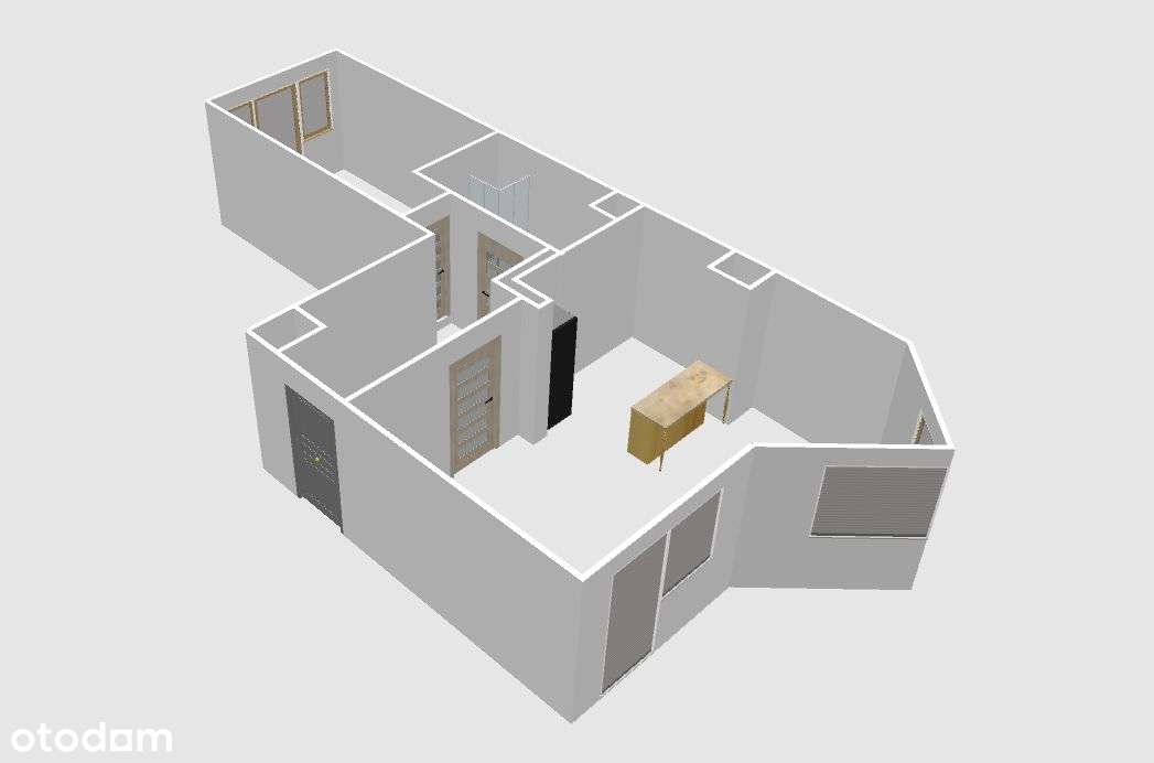 Przestronne 2-pokoje, 40- metrowy taras, balkon, g-13